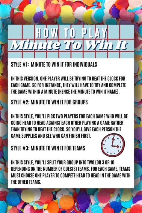 minute to win it games|The Ultimate List of Minute to Win It Games.